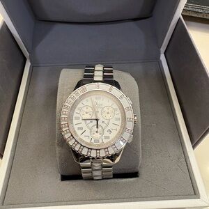 Dior Silver Chronograph Watch